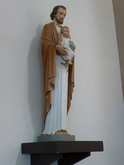St. Joseph statue.
