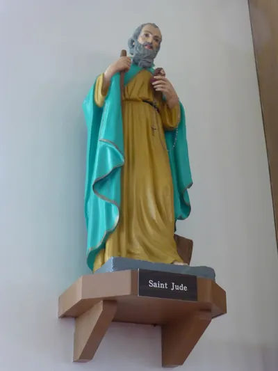 St. Jude statue.
