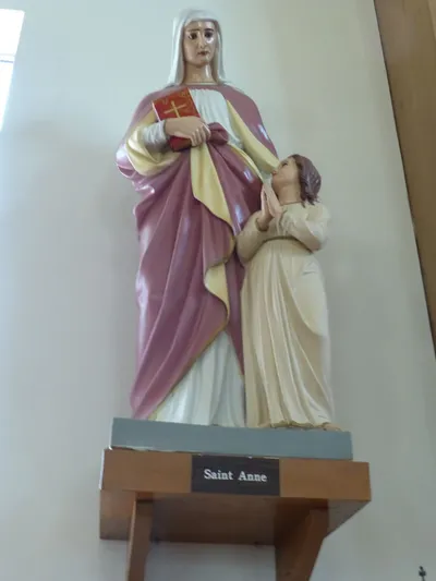 St. Anne statue.