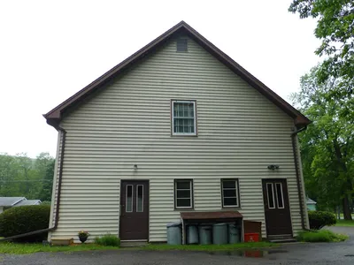 Back of the church.