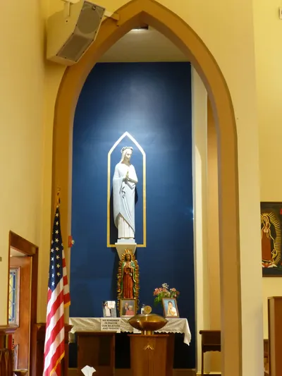 Left shrine.