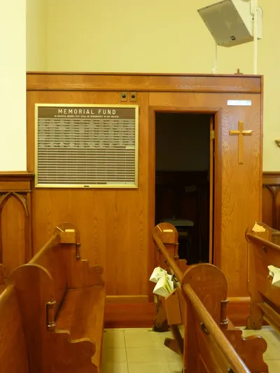 Confessional.