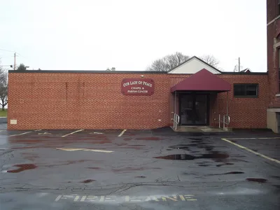 Exterior of daily Mass chapel.