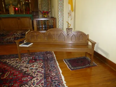 Celebrant's chair.