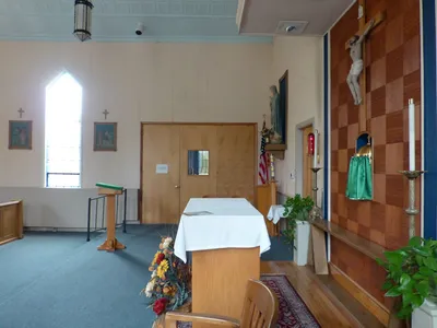 Sanctuary seen from right.