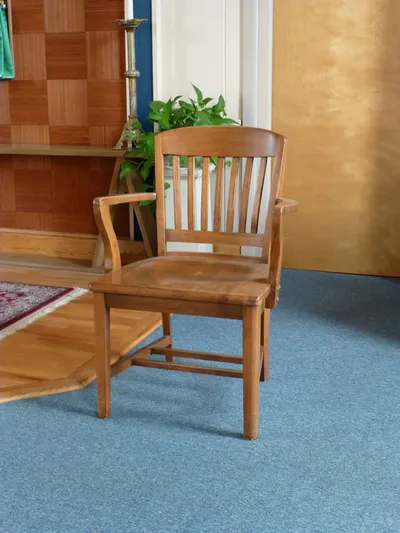 Celebrant's chair.