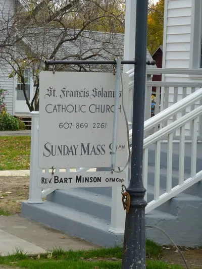 Church sign.