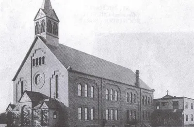 Original church/school used from 1888-1915. Source: Diocese of Rochester in America