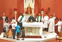Sanctuary during Mass on June 15, 2008. Source: Catholic Courier