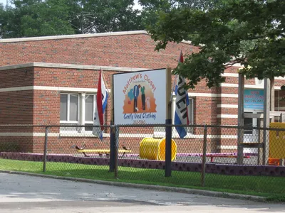 Matthew's Closet ministry, adjacent to church building.