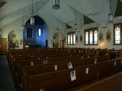 From back left corner.