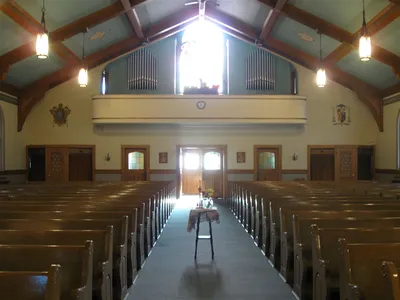 Church seen from the front.