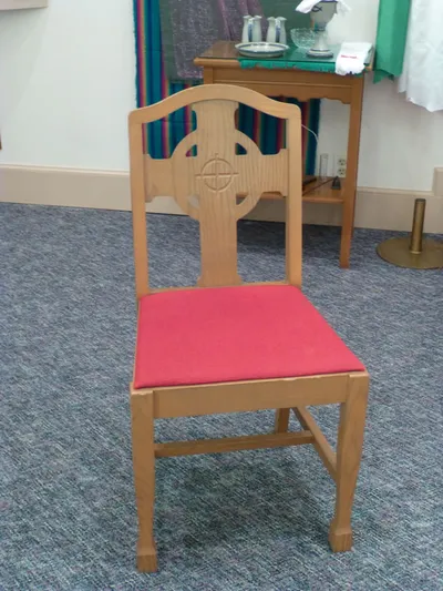 Celebrant's chair.
