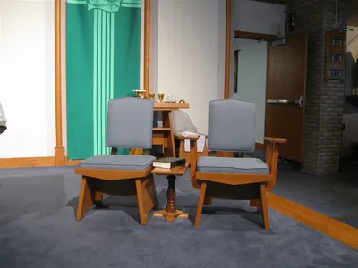 Celebrant's chair.