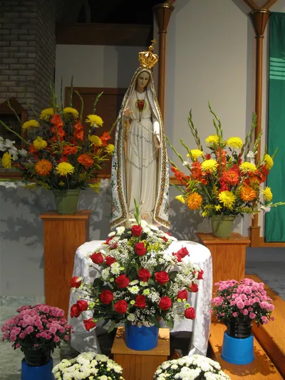 Our Lady of Fatima statue.