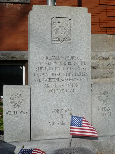 Veteran memorial.