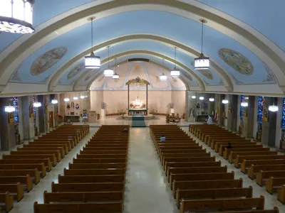 View from the choir loft.