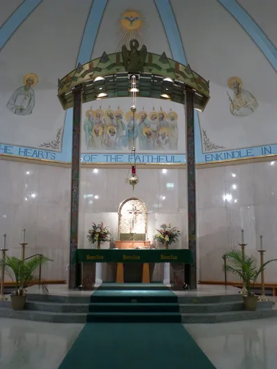 High altar straight on.