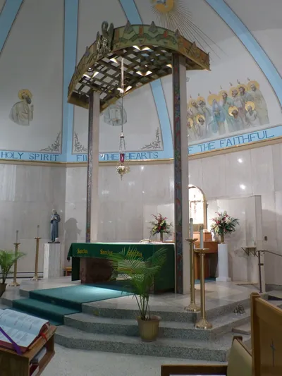 High altar from right.