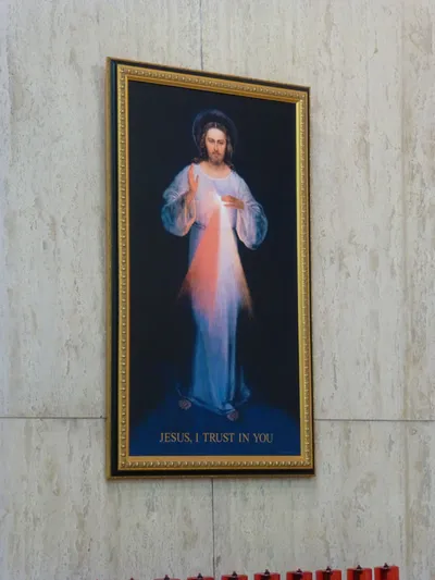 Divine Mercy image.