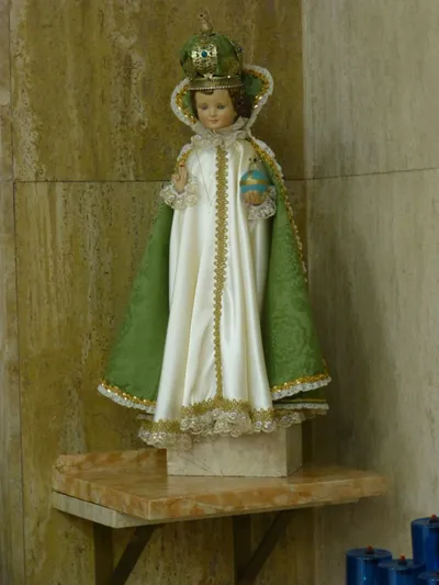Infant of Prague statue.