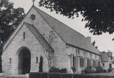 Exterior of church, 1939. Source: Catholic Courier Golden Jubilee Edition: 1889-1939