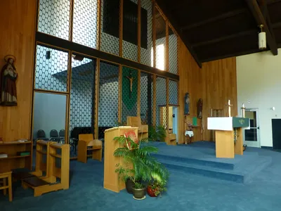 Sanctuary from left angle.