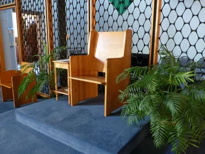 Celebrant's chair.
