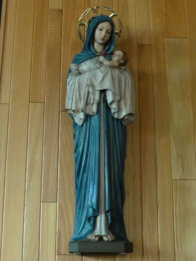 Statue of Our Lady with Christ child.
