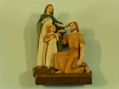 Holy Family statue.