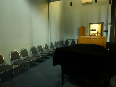 Choir area behind altar.