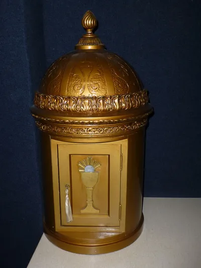 Tabernacle in sacristy.