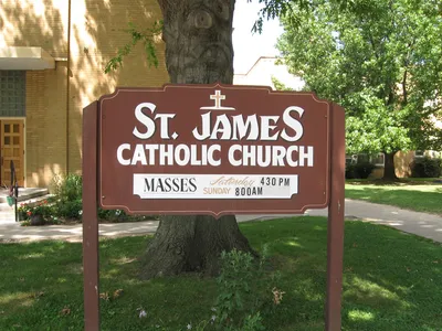 Former church sign.