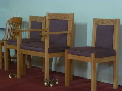 Celebrant's chair.