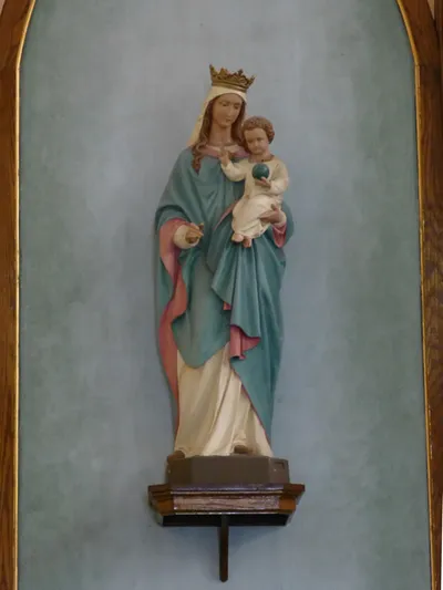 Our Lady of Victory statue.