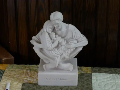 Holy family statue.