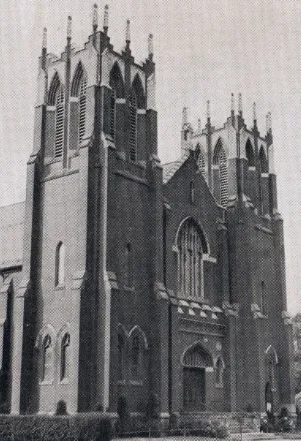 Exterior of church, 1939. Source: Catholic Courier Golden Jubilee Edition: 1889-1939