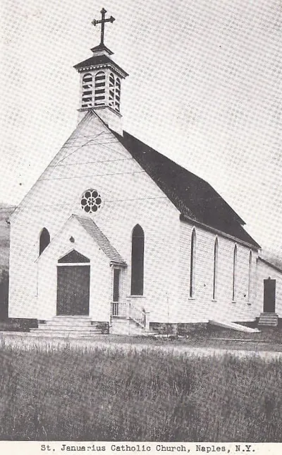 Photograph of former church, undated.