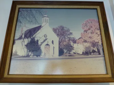 Portrait of former church, undated.