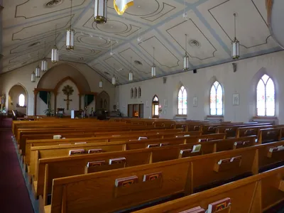 From back left corner.
