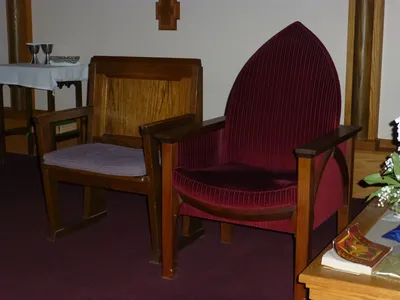 Celebrant's chair.