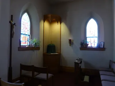 Adoration chapel.