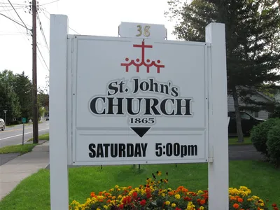 Church sign.