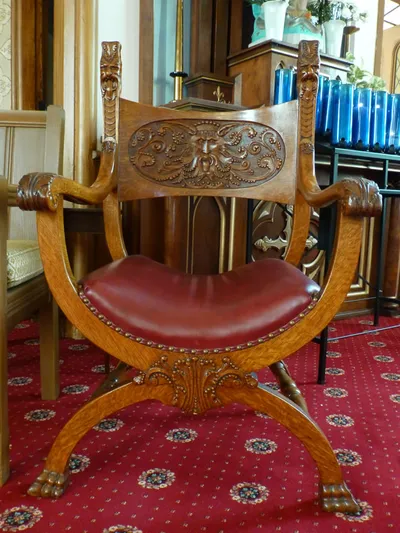 Celebrant's chair.