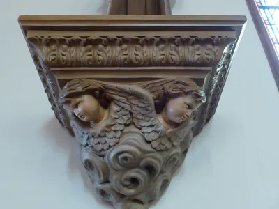 Angel base for statues.