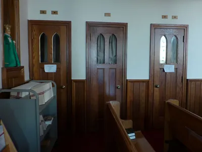 Confessionals.