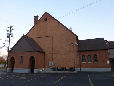 Back of the church.