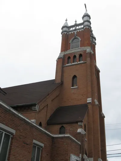 Bell tower seen from left.