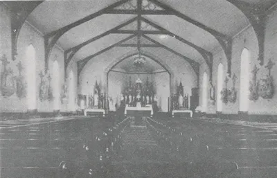 Interior, 1932. Source: Parish history book (1969)