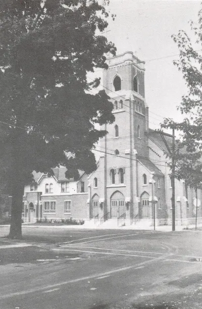 Exterior, 1960. Source: Parish history book (1969)